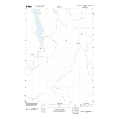 2010 Map of Paddock Valley Reservoir, 2010 Print