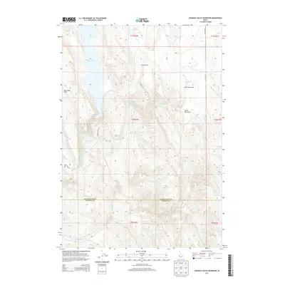 2013 Map of Paddock Valley Reservoir, 2013 Print