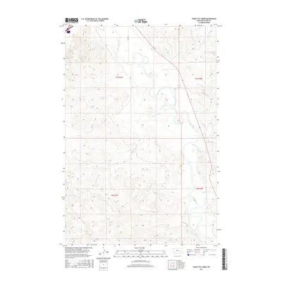 2017 Map of Paddy Fay Creek, 2017 Print