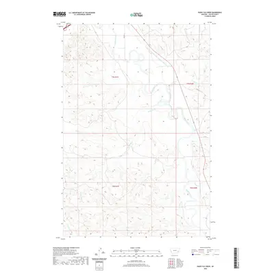 2020 Map of Paddy Fay Creek, 2020 Print
