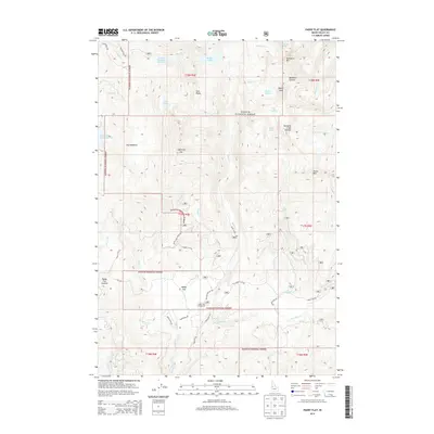 2013 Map of Paddy Flat, 2013 Print