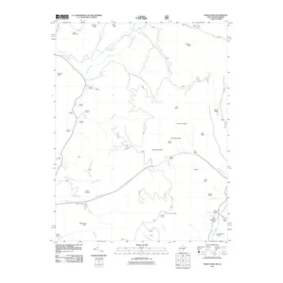 2011 Map of Paddy Knob, 2011 Print
