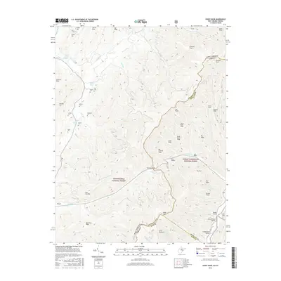 2016 Map of Paddy Knob, 2016 Print