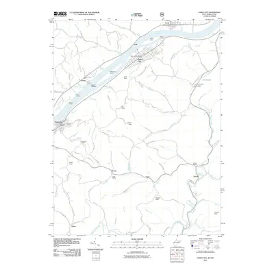 2011 Map of Paden City, 2011 Print