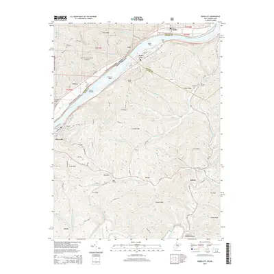 2014 Map of Paden City, 2014 Print