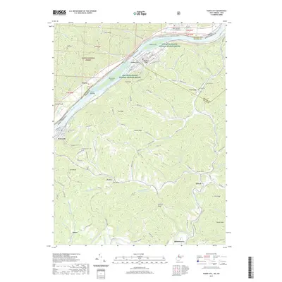2019 Map of Paden City, 2019 Print