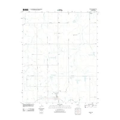 2012 Map of Paden, 2012 Print