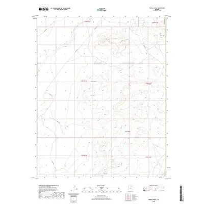 2018 Map of Padilla Mesa, 2018 Print