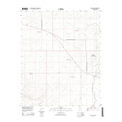 2014 Map of Padilla Tank, 2014 Print