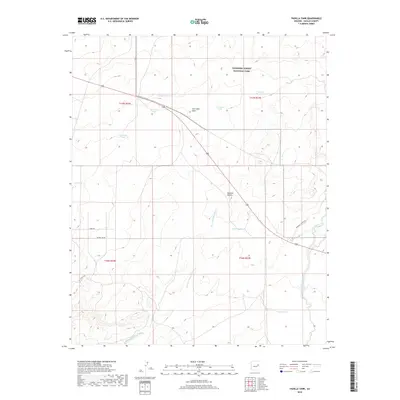 2018 Map of Padilla Tank, 2018 Print