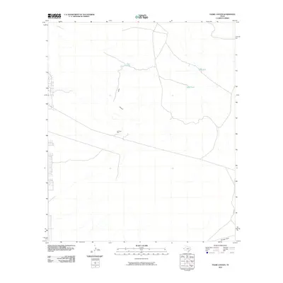 2010 Map of Padre Canyon, 2010 Print