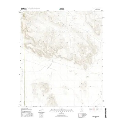 2016 Map of Padre Canyon, 2016 Print