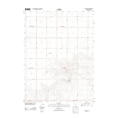 2013 Map of Padroni NW, 2013 Print