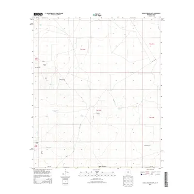 2013 Map of Paduca Breaks East, 2013 Print