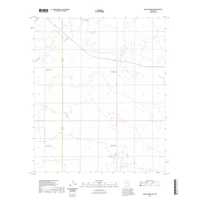 2023 Map of Paduca Breaks NW, 2023 Print