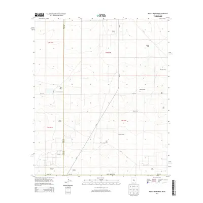 2013 Map of Paduca Breaks West, 2013 Print