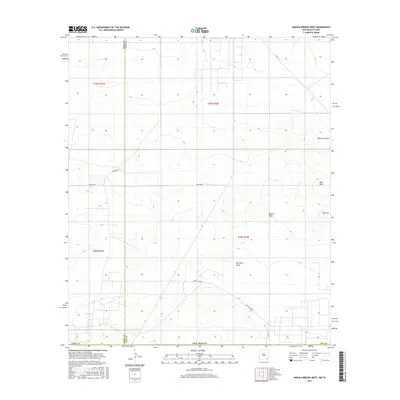 2017 Map of Paduca Breaks West, 2017 Print