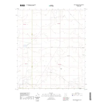 2023 Map of Paduca Breaks West, 2023 Print