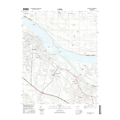 2016 Map of Paducah East, 2016 Print