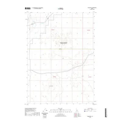 2020 Map of Pagari Well, 2020 Print