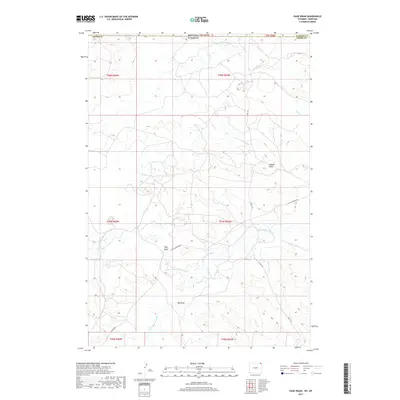 2017 Map of Page Draw, 2017 Print