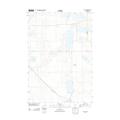 2013 Map of Page Lake, 2013 Print