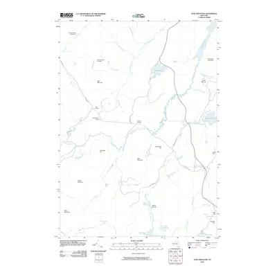 2010 Map of Page Mountain, 2010 Print