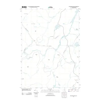 2013 Map of Page Mountain, 2013 Print