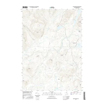 2016 Map of Page Mountain, 2016 Print
