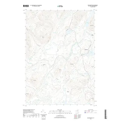 2019 Map of Page Mountain, 2019 Print