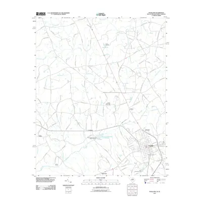 2011 Map of Pageland, 2011 Print