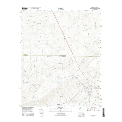 2014 Map of Pageland, 2014 Print