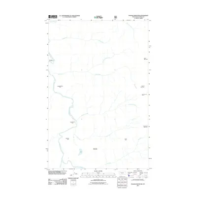 2011 Map of Pagoda Mountain, 2011 Print