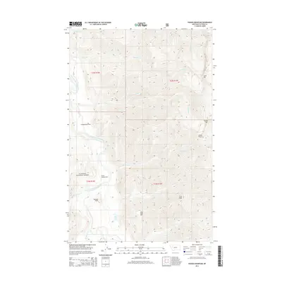 2014 Map of Pagoda Mountain, 2014 Print