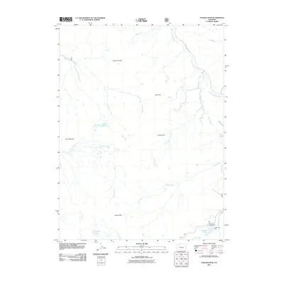 2011 Map of Pagoda Peak, 2011 Print