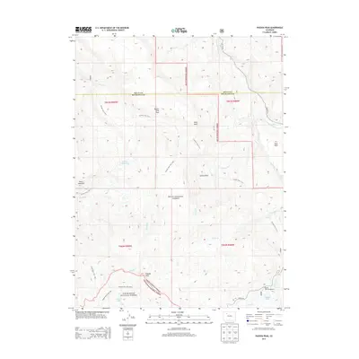 2013 Map of Pagoda Peak, 2013 Print