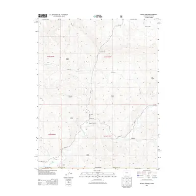 2013 Map of Pagosa Junction, 2013 Print
