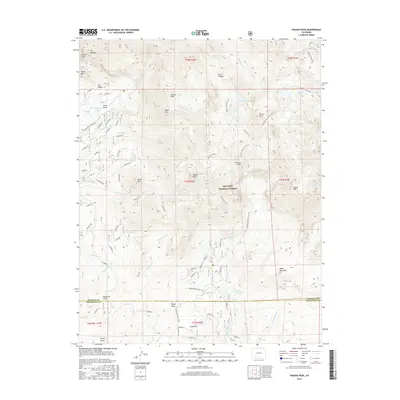 2016 Map of Pagosa Peak, 2016 Print
