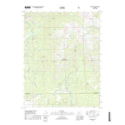 2019 Map of Pagosa Peak, 2019 Print