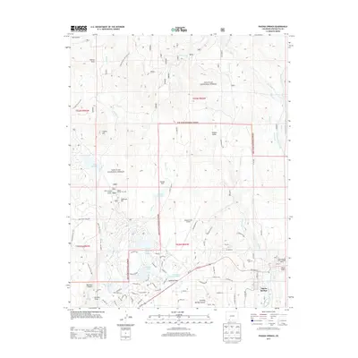 2013 Map of Pagosa Springs, 2013 Print
