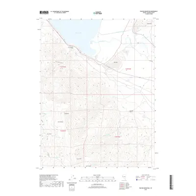 2018 Map of Pah Rah Mountain, 2018 Print