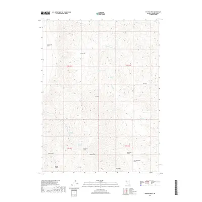 2018 Map of Pah-Rum Peak, 2018 Print
