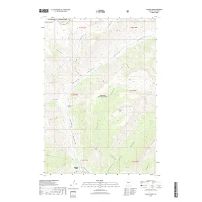 2018 Map of Pahaska Tepee, 2018 Print