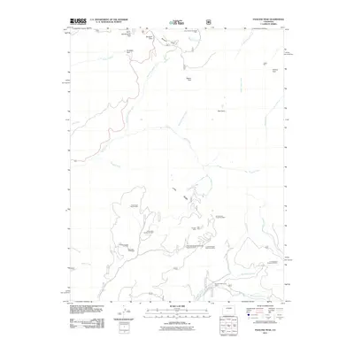 2011 Map of Pahlone Peak, 2011 Print