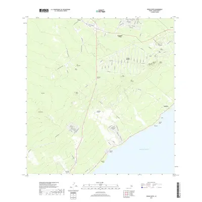 2017 Map of Pahoa South, 2017 Print