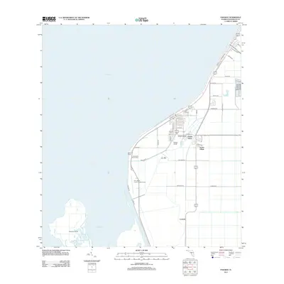 2012 Map of Pahokee, 2012 Print