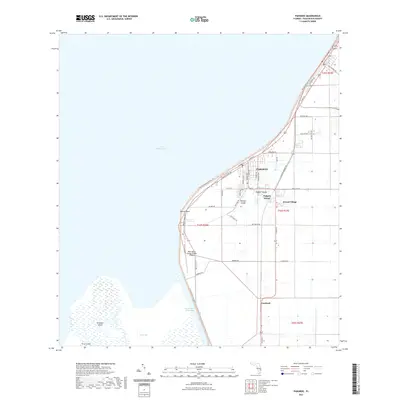 2021 Map of Pahokee, 2021 Print