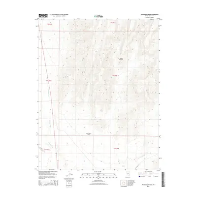 2014 Map of Pahranagat Wash, 2014 Print