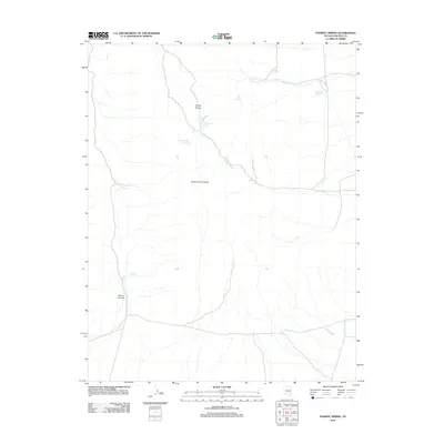 2012 Map of Pahroc Spring, 2012 Print