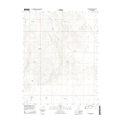 2014 Map of Pahroc Spring, 2014 Print